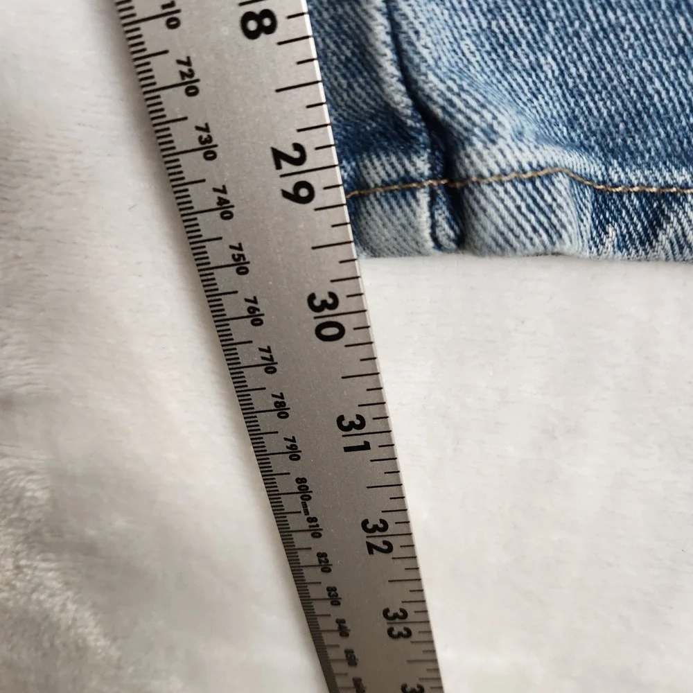 Vtg Wrangler Rugged Wear Jeans 46x30 Light Wash‎ Distressed Faded USA Workwear